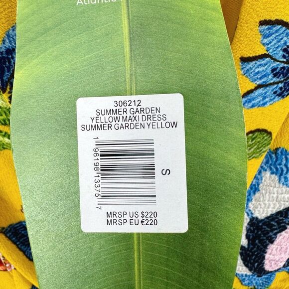FARM Rio Yellow Summer Garden Maxi Dress Small - worn once - Picture 7 of 10
